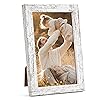 TWING 4 x 6 Picture Frames, Rustic Distressed White Photo Frame Collage for Wall Decor Mounting or Table Display,Ideal Gift to Family and Friends