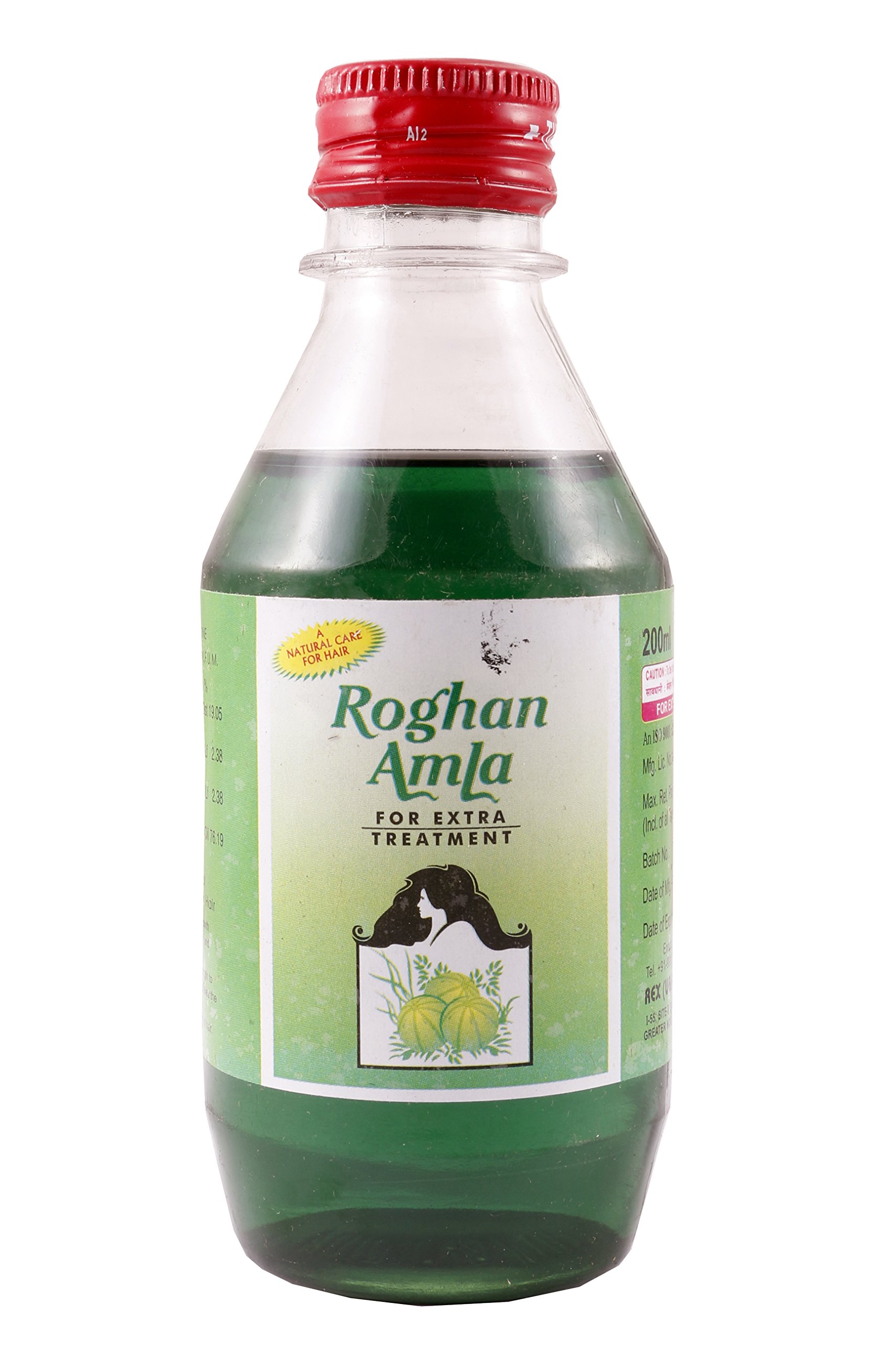 Rex Roghan Amla for Extra Hair Treatment, 200ml - Pack of 3