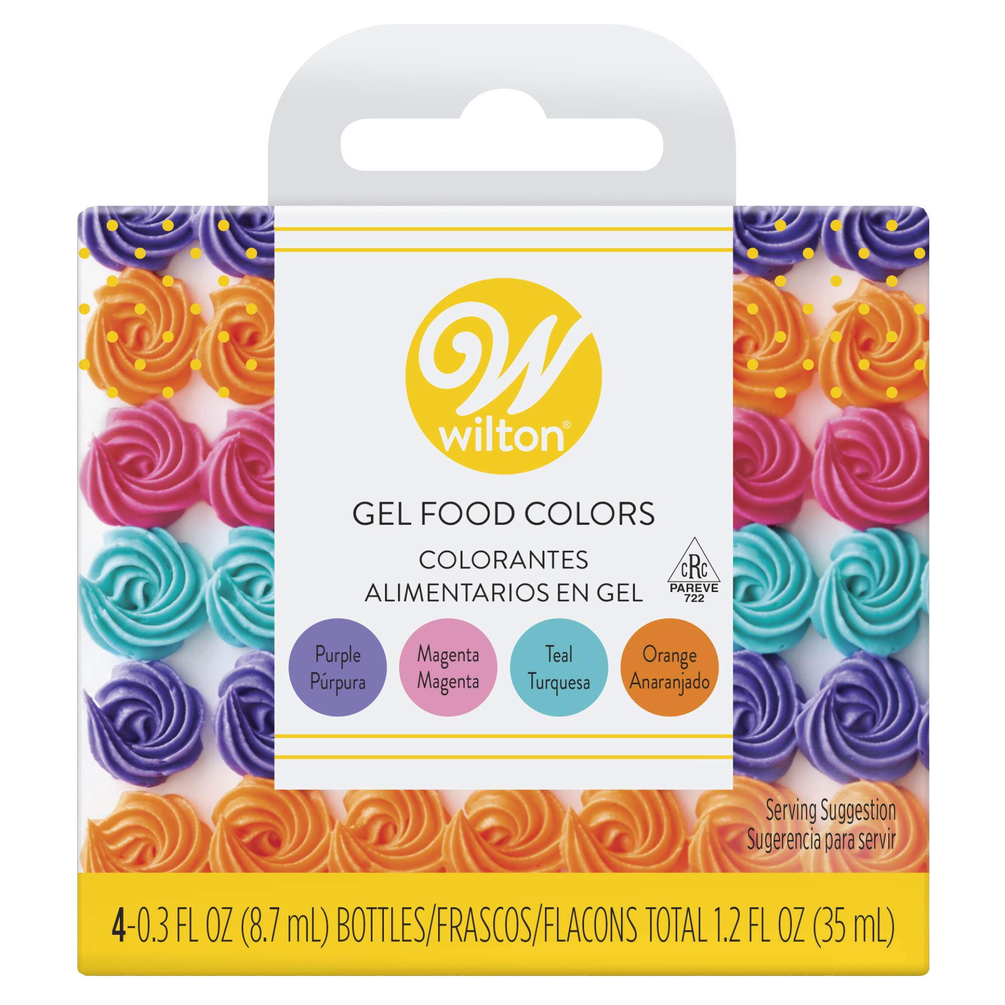 Wilton Gel Food Color Set 0.3 ounces Multicolored FBA_601-2425