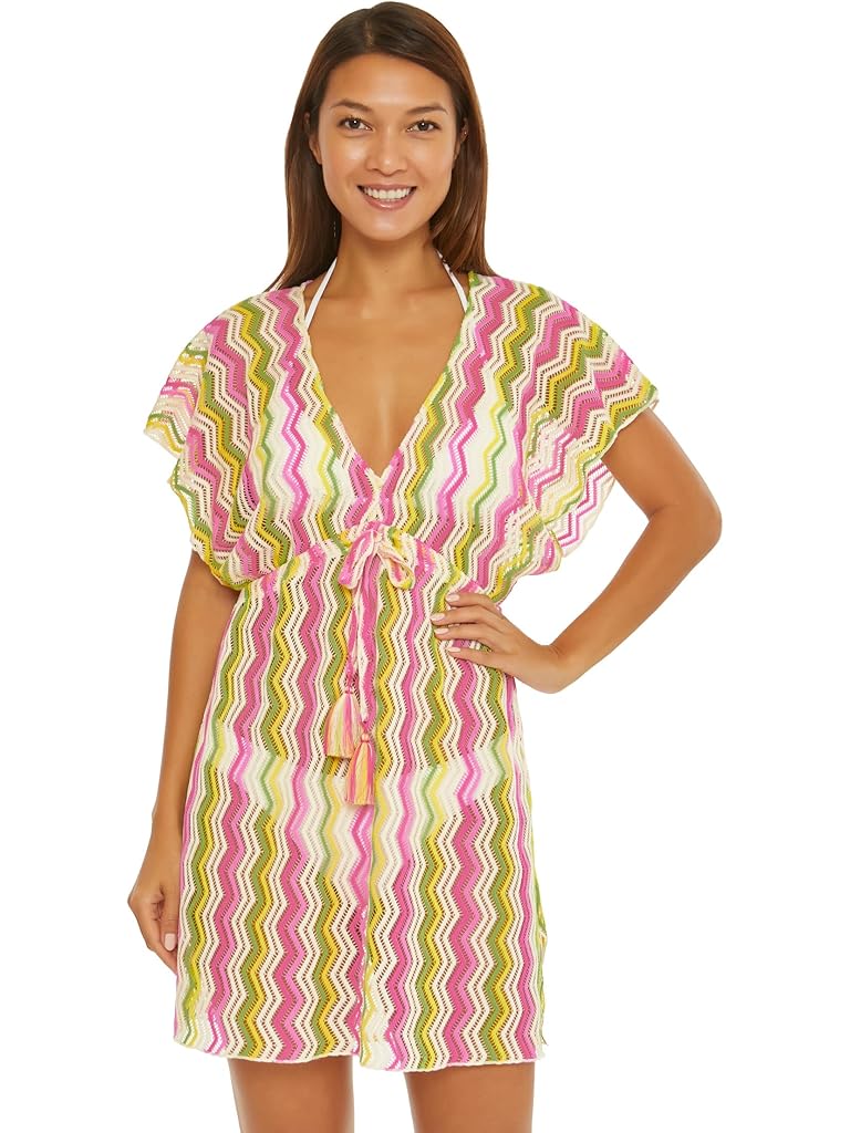 BECCA Celeste Crochet Tunic Cover-Up