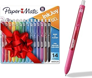 Paper Mate Colorful Gel Pens - InkJoy Gel Pens, Assorted Medium Point (0.7). Perfect for Vibrant, Colored Writing and Sket...