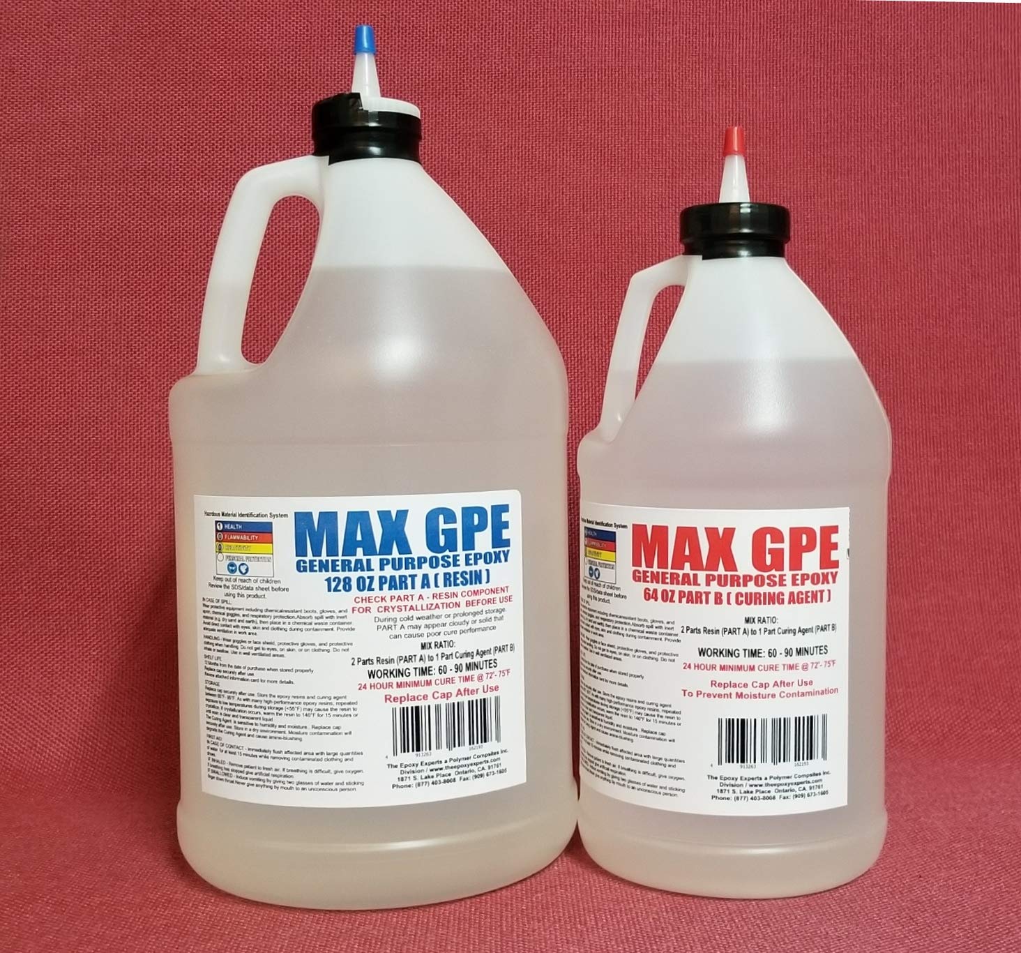 RV Delamination Injectable Glue -MAX GPE Low Viscosity Epoxy Resin 1.5 Gal Kit, Syringe, 24 Hr. Cure, Brush Or Roller Apply 4 Waterproof Impregnating Sealer, Wood Rot Repair, Stiffen Soft Floors