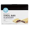 Amazon Brand - Happy Belly Fruit & Grain Cereal Bars, Blueberry, 1.3 Oz, 8 Count