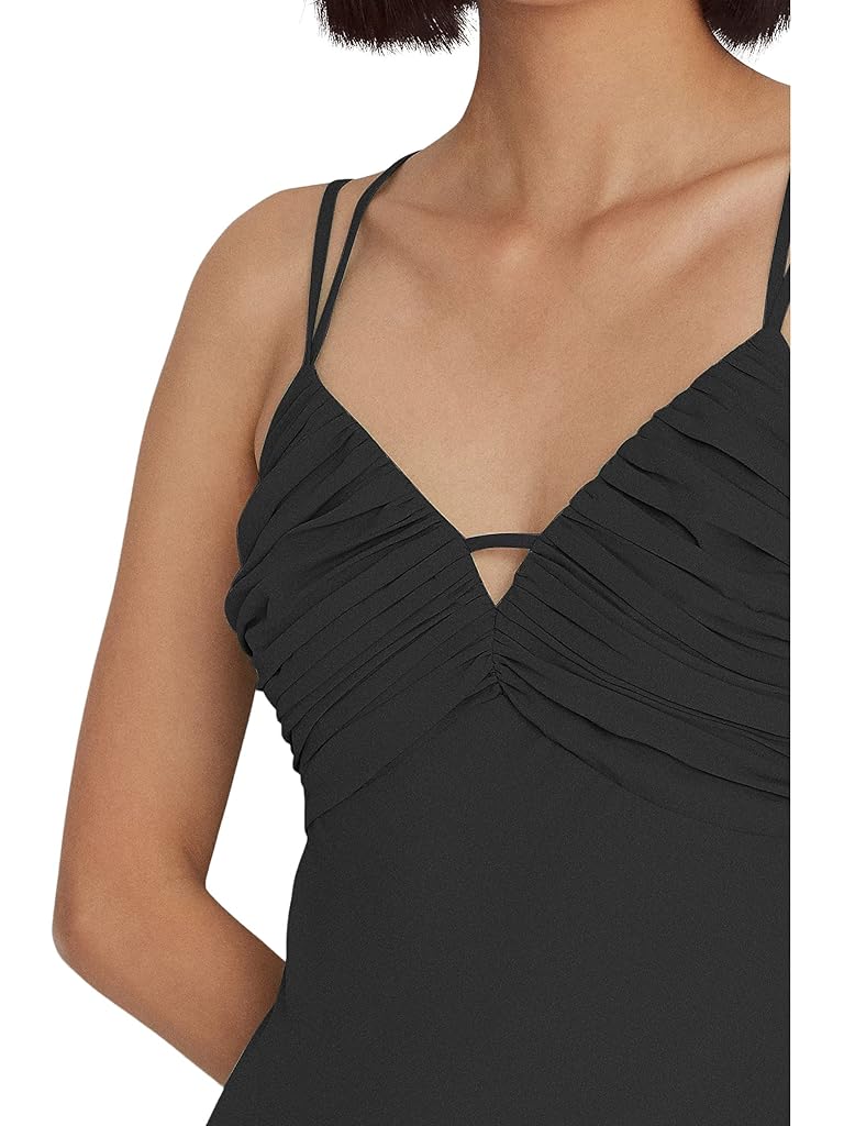 Lauren Ralph Lauren Double-Strap Georgette Slip Dress