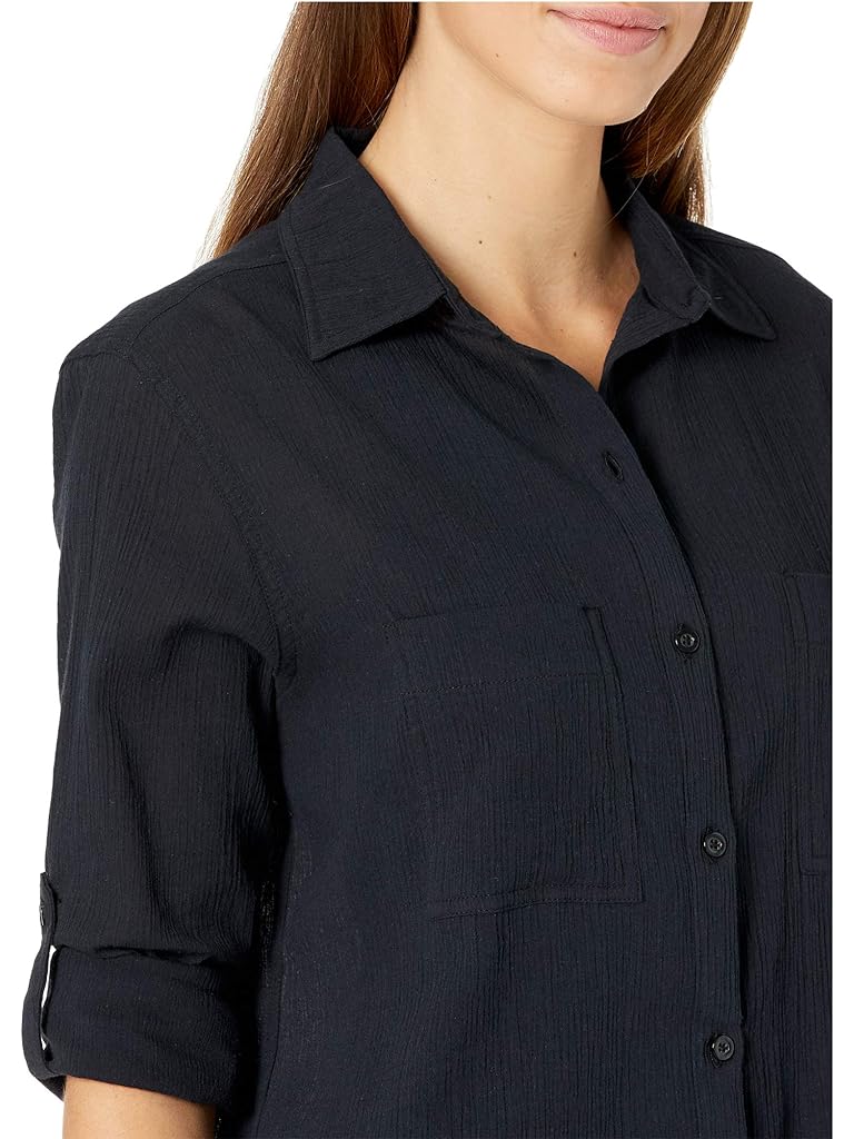 La Blanca Island Fare Camp Shirt Cover-Up