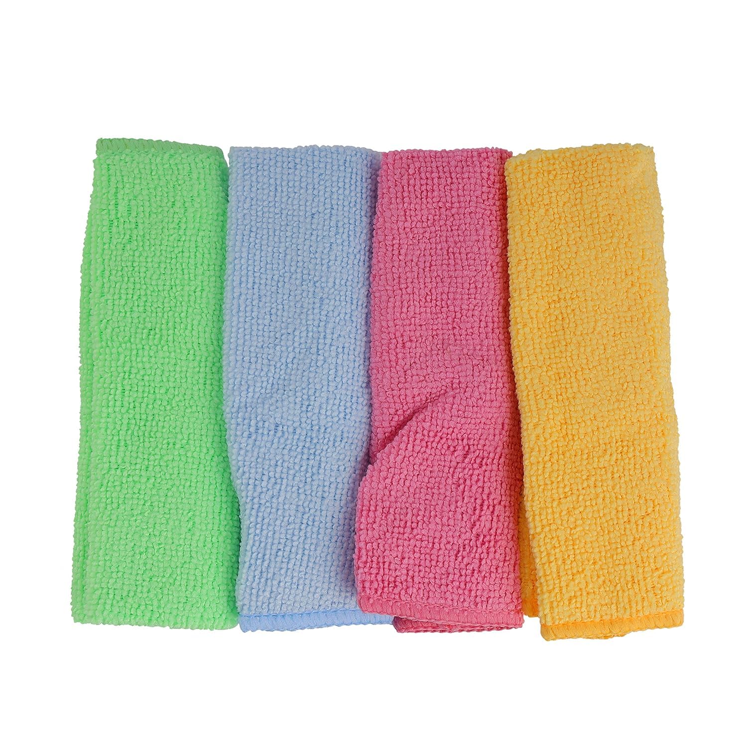 Royalford Royalbright 3-Piece Microfiber Cleaning Cloth Set- RF10741 Multicolor