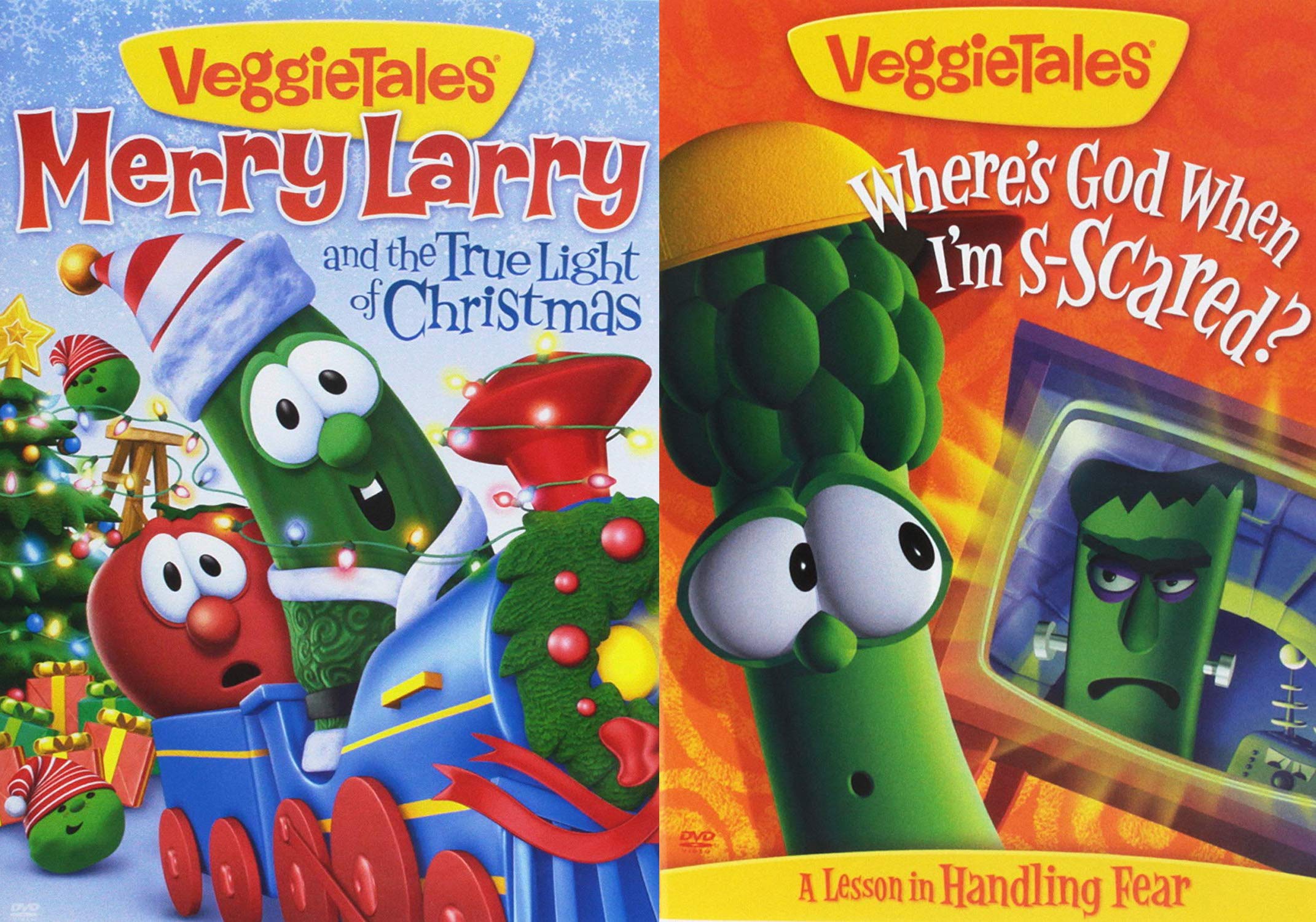 Buy A Very Veggie X-Mas/ Halloween: Veggie Tales- Merry Larry and the ...