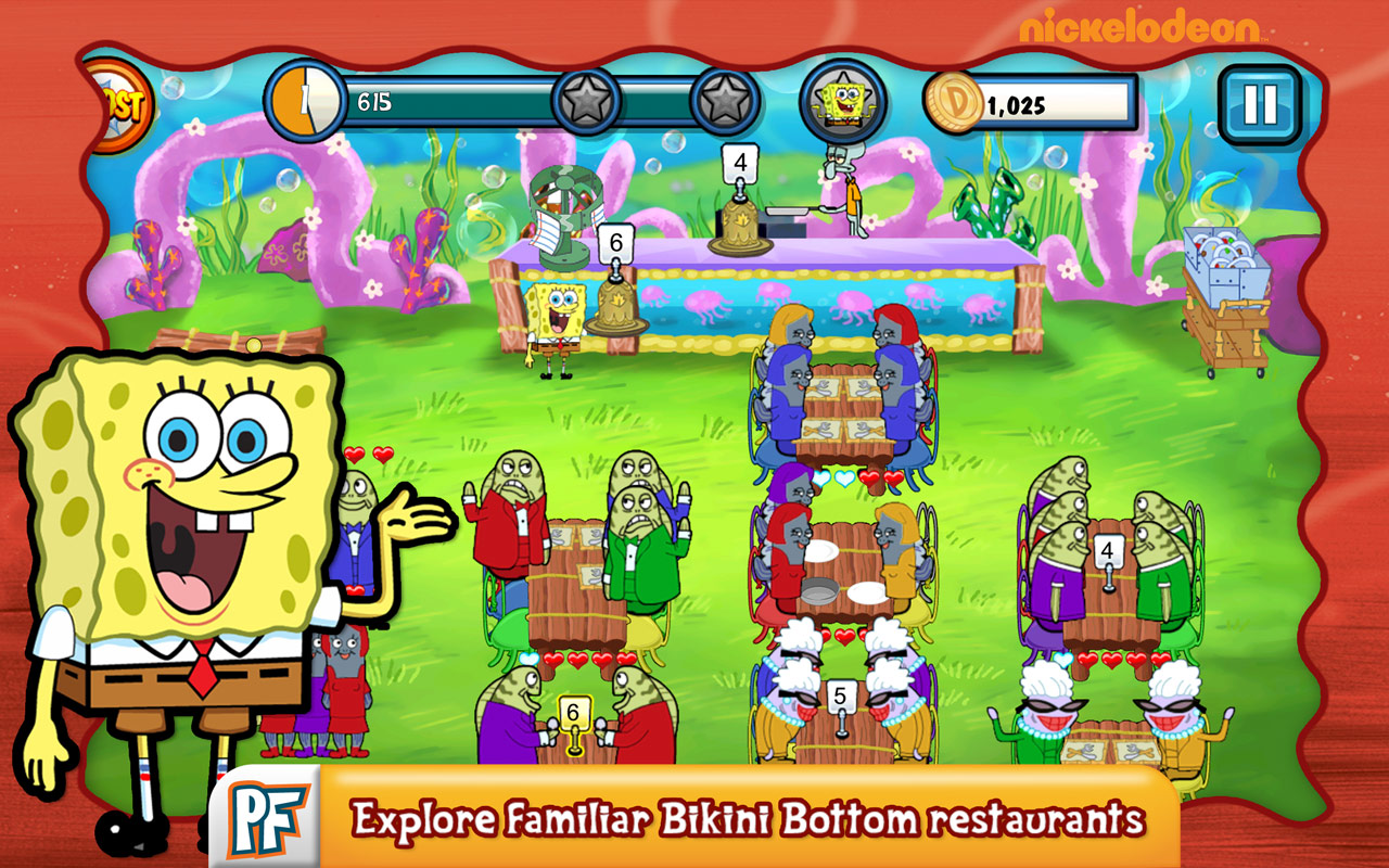 SpongeBob Diner Dash:Amazon.co.jp:Appstore for Android