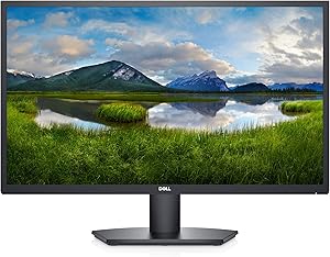 Dell SE2722HX - 27-inch FHD (1920 x 1080) 16:9 Monitor with Comfortview (TUV-Certified), 75Hz Refresh Rate, 16.7 Million Colors, Anti-Glare with 3H Hardness, Black