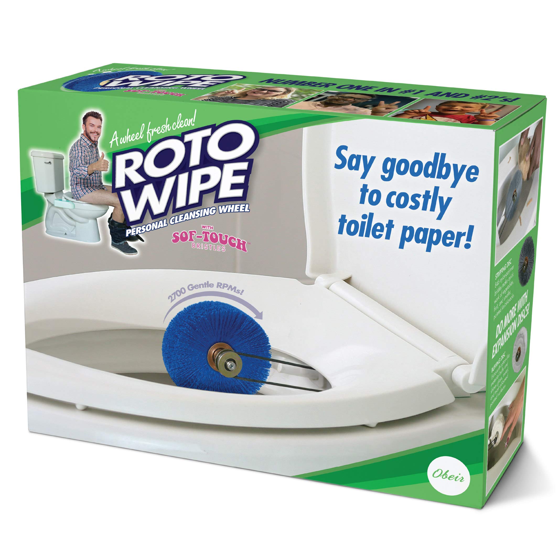 Prank Pack Roto Wipe Prank Gift Box - Hilarious Empty Gag Gift Box, Prank-O, Perfect for Pranksters & Comedy Lovers, Funny Prank Gift Boxes, Satirical Gag Box - As Seen on ABC's Shark Tank, USA Made