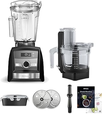 Vitamix Ascent Series A3300 SmartPrep Kitchen System, Black, 64 Fl Oz