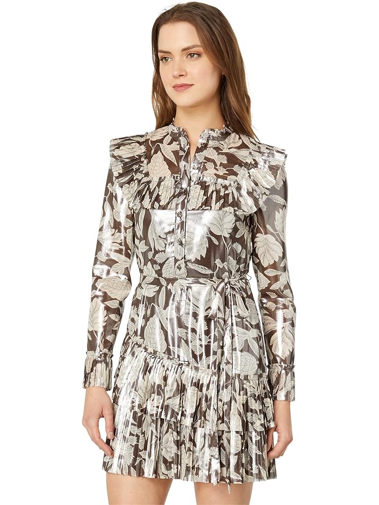 Ted Baker Alyvia Ruffle Detail Mini Shirtdress