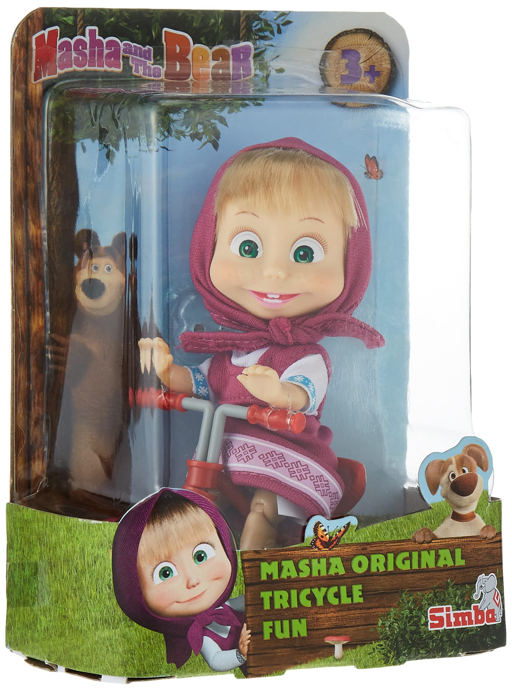 Buy Masha and the Bear - Masha Tricycle Doll - 12cm Online at ...