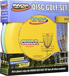 Innova Disc Golf Set – Driver, Mid-Range & Putter, Comfortable DX Plastic, Colors May Vary (3 Pack)