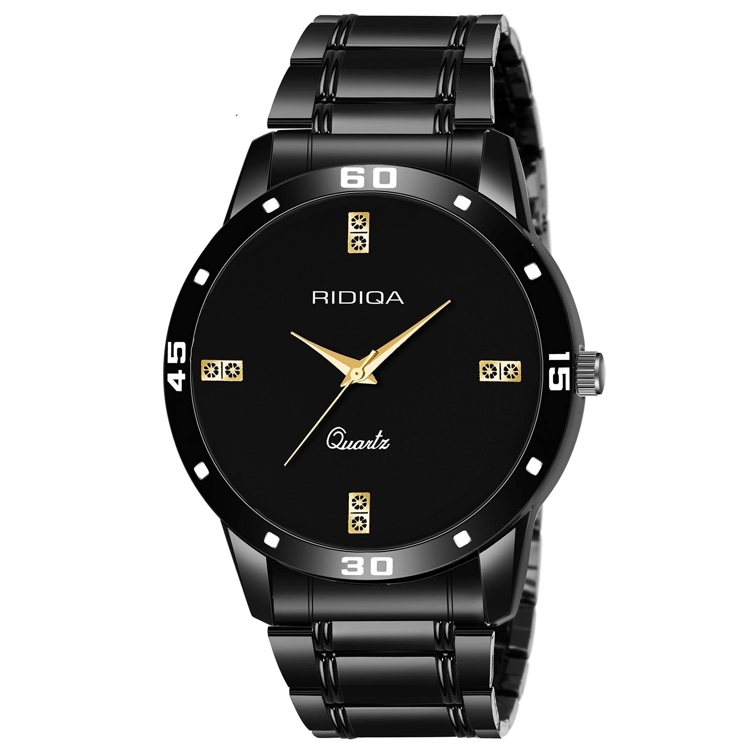 RIDIQABlack Chain Black Dial Luxury Watch for Men | Boy