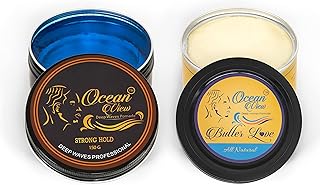 OCEAN VIEW DEEP WAVES POMADE Butter Love (All Natural Wave Grease w/Shea Butter 4oz) and Ocean View Pomade (Water-Based po...