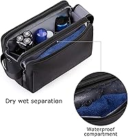 Amazon.Com: Bagsmart Toiletry Bag For Men, Travel Toiletry Organizer Dopp  Kit Water-Resistant Shaving Bag For Toiletries Accessories, Door Room  Essentials, Black : Beauty & Personal Care