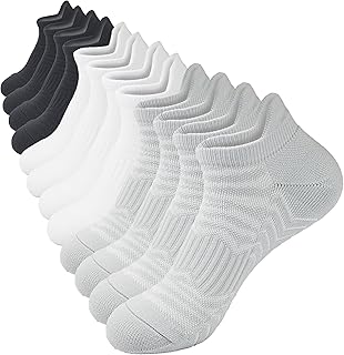 PCOIUYI 6 pairs thick ankle socks for women cushion socks women, Ankle Athletic Running Socks ankle socks