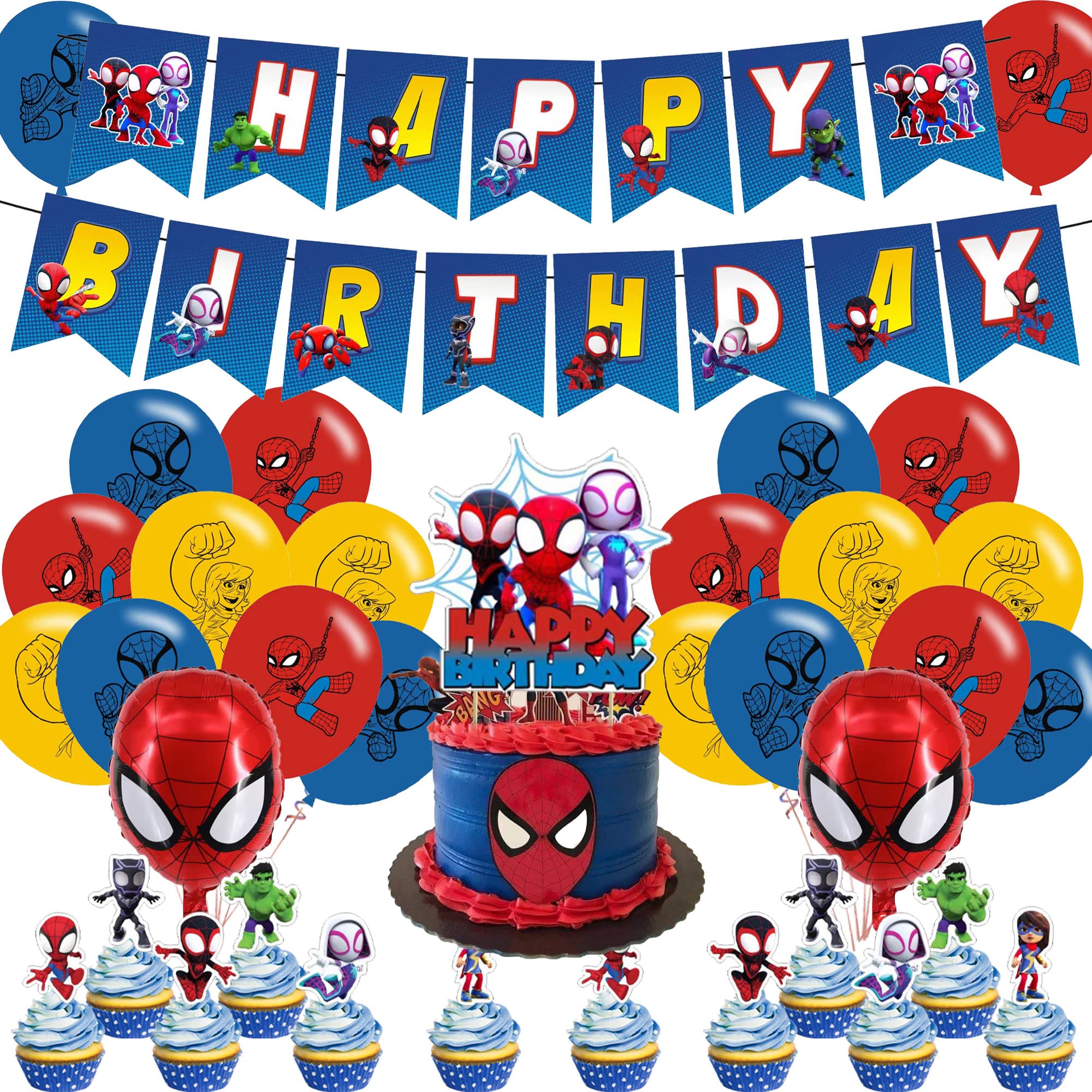 Buy Spidey And His Amazing Friends Party Supplies,Spidey And His ...