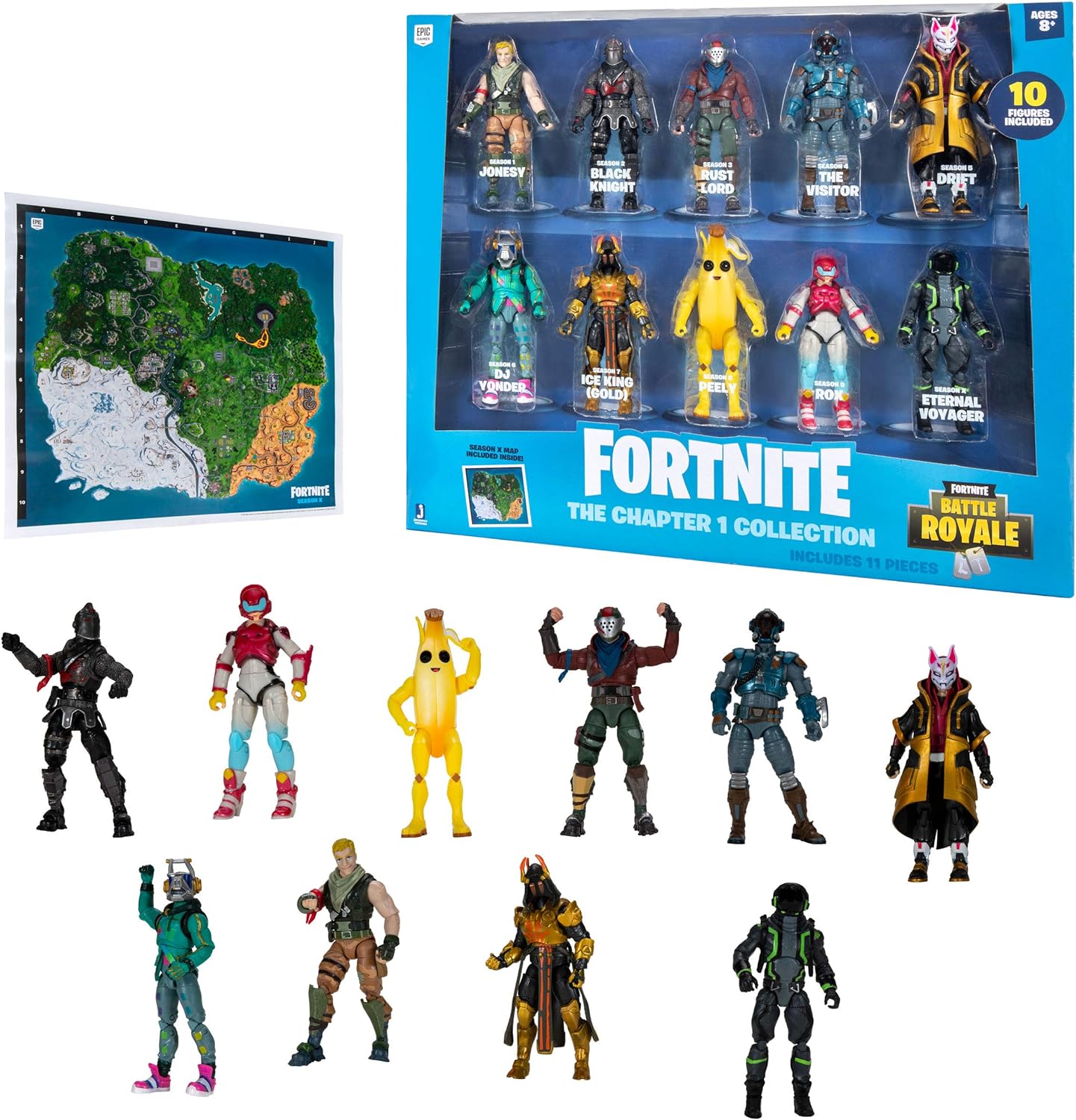 Fortnite Collection 1 Figures 10 cm (Pack of 10): : Toys