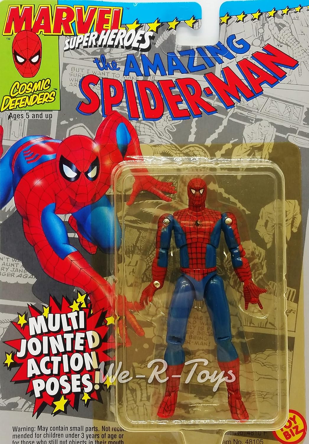 Marvel Super Heroes: The Amazing Spider-Man 5 Action Figure (ToyBiz 1992)  by The Amazing Spider-Man: : Toys