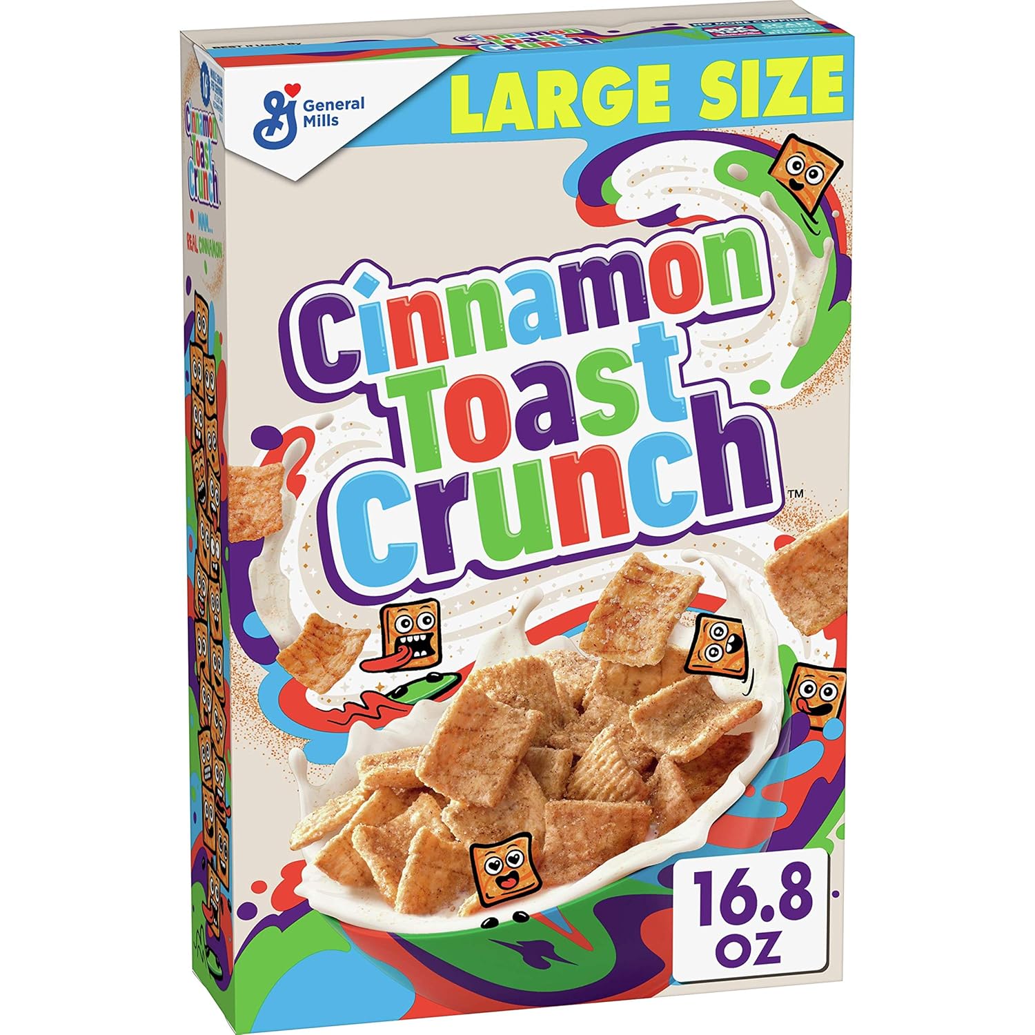 Amazon Com Cinnamon Toast Crunch Breakfast Cereal With Whole Grain 16 8 Oz Grocery Gourmet Food