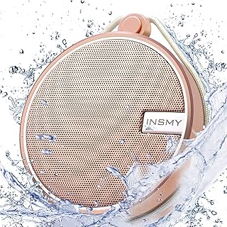 INSMY Portable IPX7 Waterproof Bluetooth Speaker, Wireless Outdoor Speaker Shower Speaker, with HD Sound, Support TF Card,...