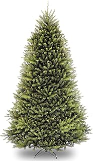 National Tree Company Artificial Full Christmas Tree, Green, Dunhill Fir, Includes Stand, 9 Feet