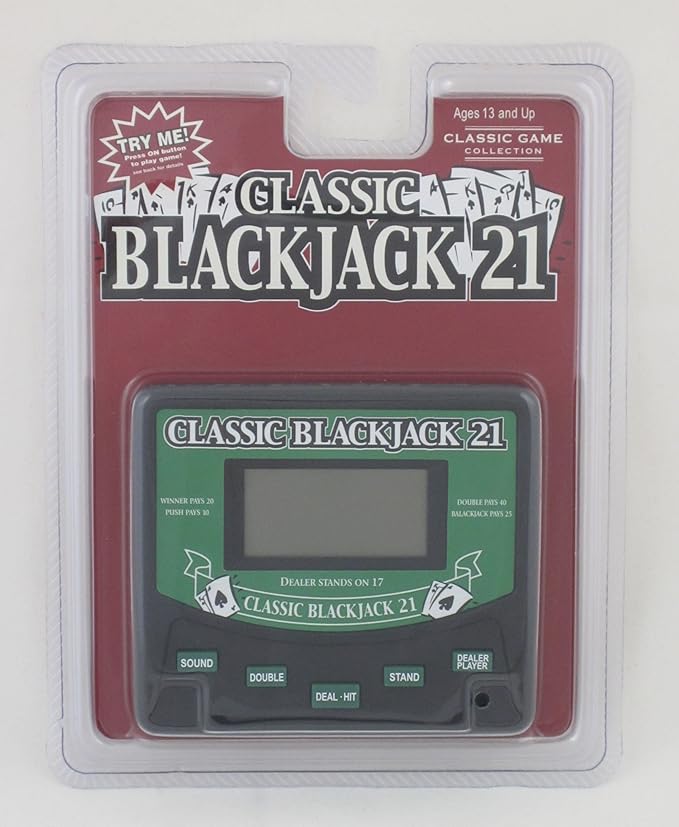 Classic Blackjack 21 Electronic Handheld Game Electronic Games