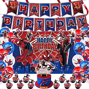 Ultimate Buying Guide for Spiderman Birthday Decorations | Spiderman ...