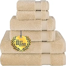 Luxury Hotel and Spa Quality, 100% Ring Spun Genuine Cotton, Maximum Softness and Absorbency by United Home Textile, Cotto...