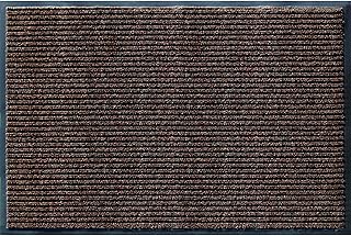 Apache Mills Apache Rib 3' x 5' Non Slip Dirt Trapping Stain Resistant Indoor/Outdoor Door Mat, Cocoa