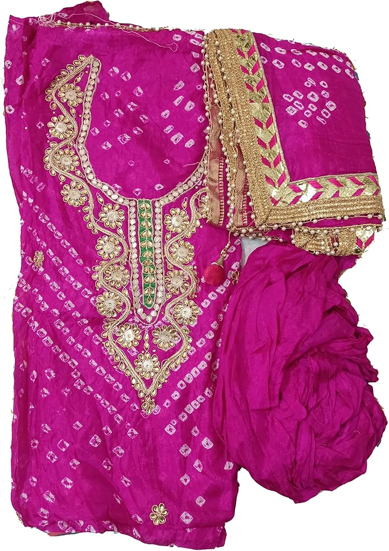 Buy Sia's Special Collection Women's Rani Colour Rajasthani ...