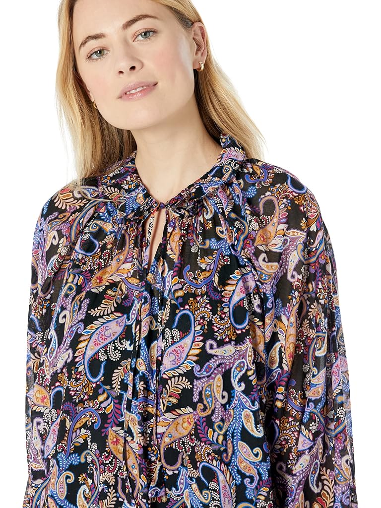 SUNDRY Paisley Boho Mini Dress