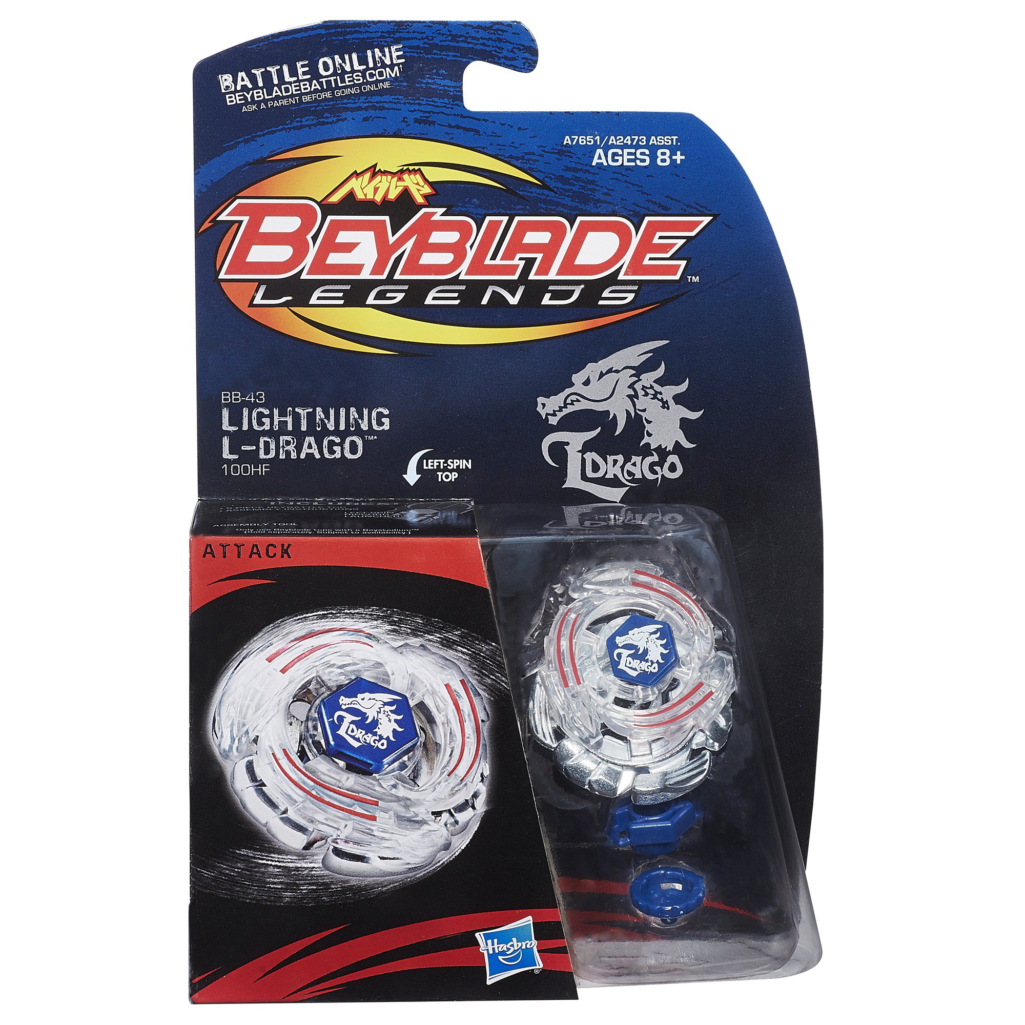 Beyblade Legends BB-43 Lightning L-Drago L100HF Top: Buy Online at Best  Price in UAE 