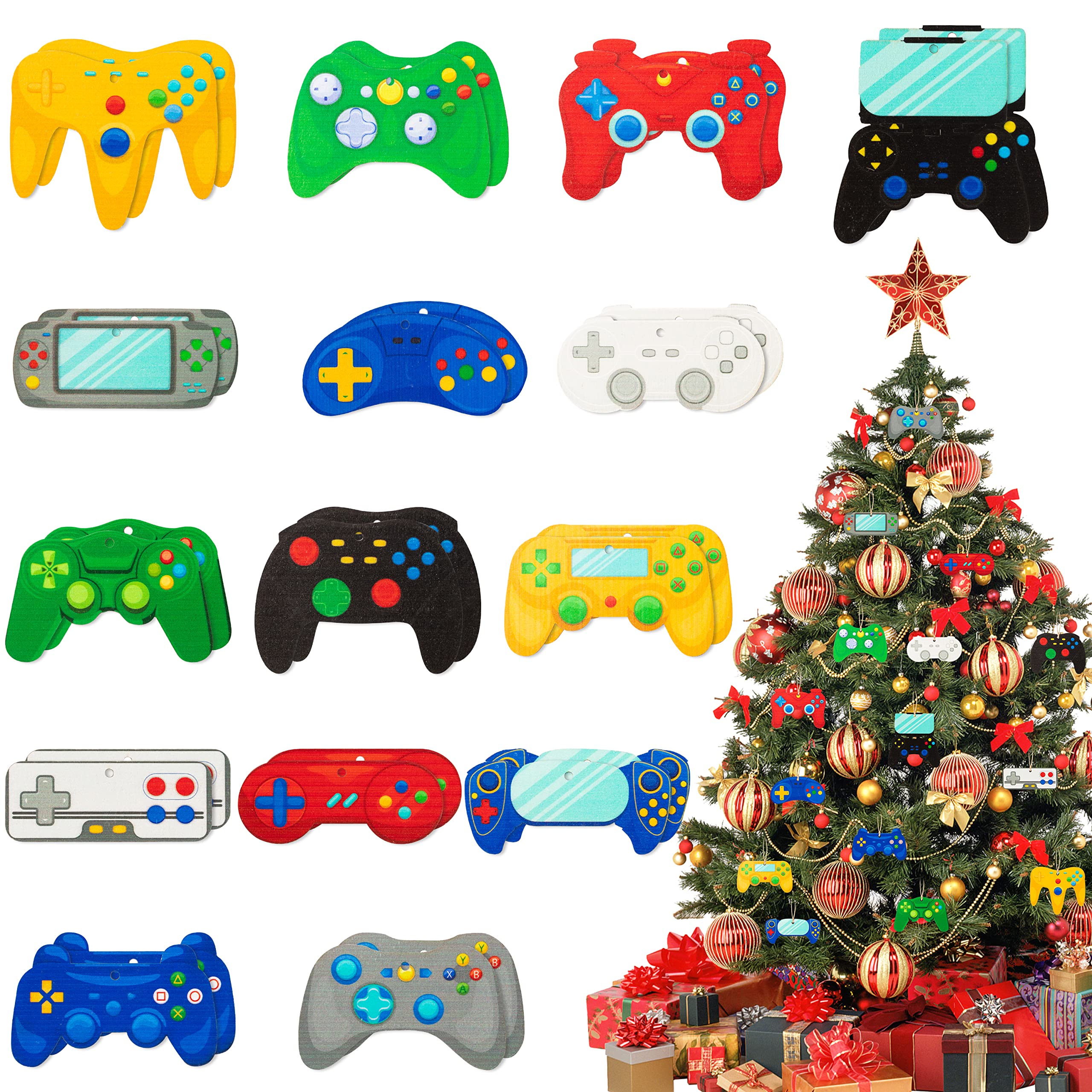 Amazon.com: Haooryx 31PCS Video Game Controller Ornaments for ...