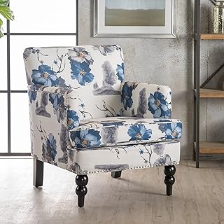 Christopher Knight Home Boaz Fabric Club Chair - Floral Print