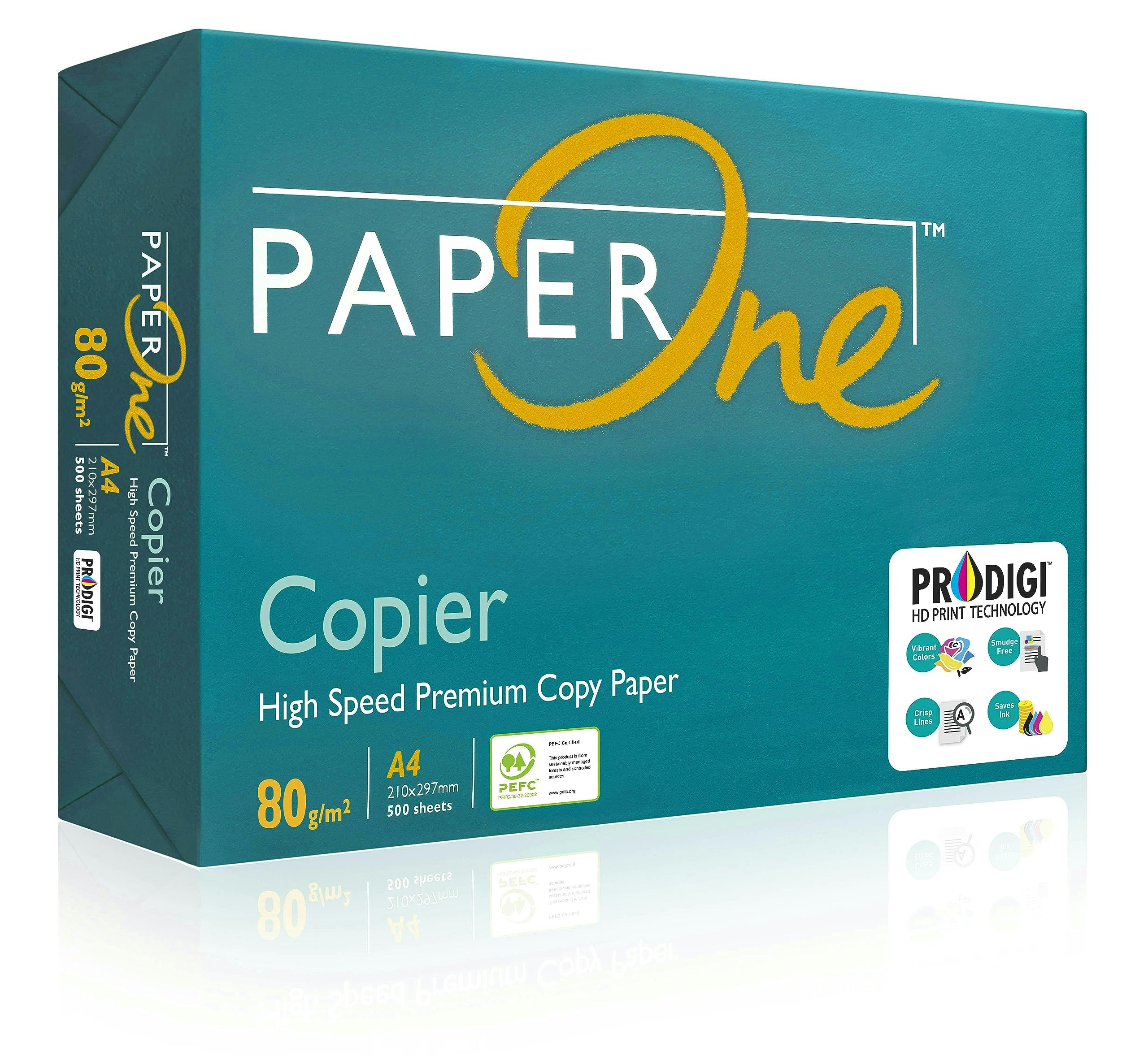 PaperOne™ Copier Premium Copy Paper, 80 GSM, A4 Size, 500 sheets ream