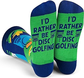 I'd Rather Be - Funny Socks For Men & Women - Gifts For Golf, Hunting, Camping, Hiking, Outdoors, Sports Unisex Adult