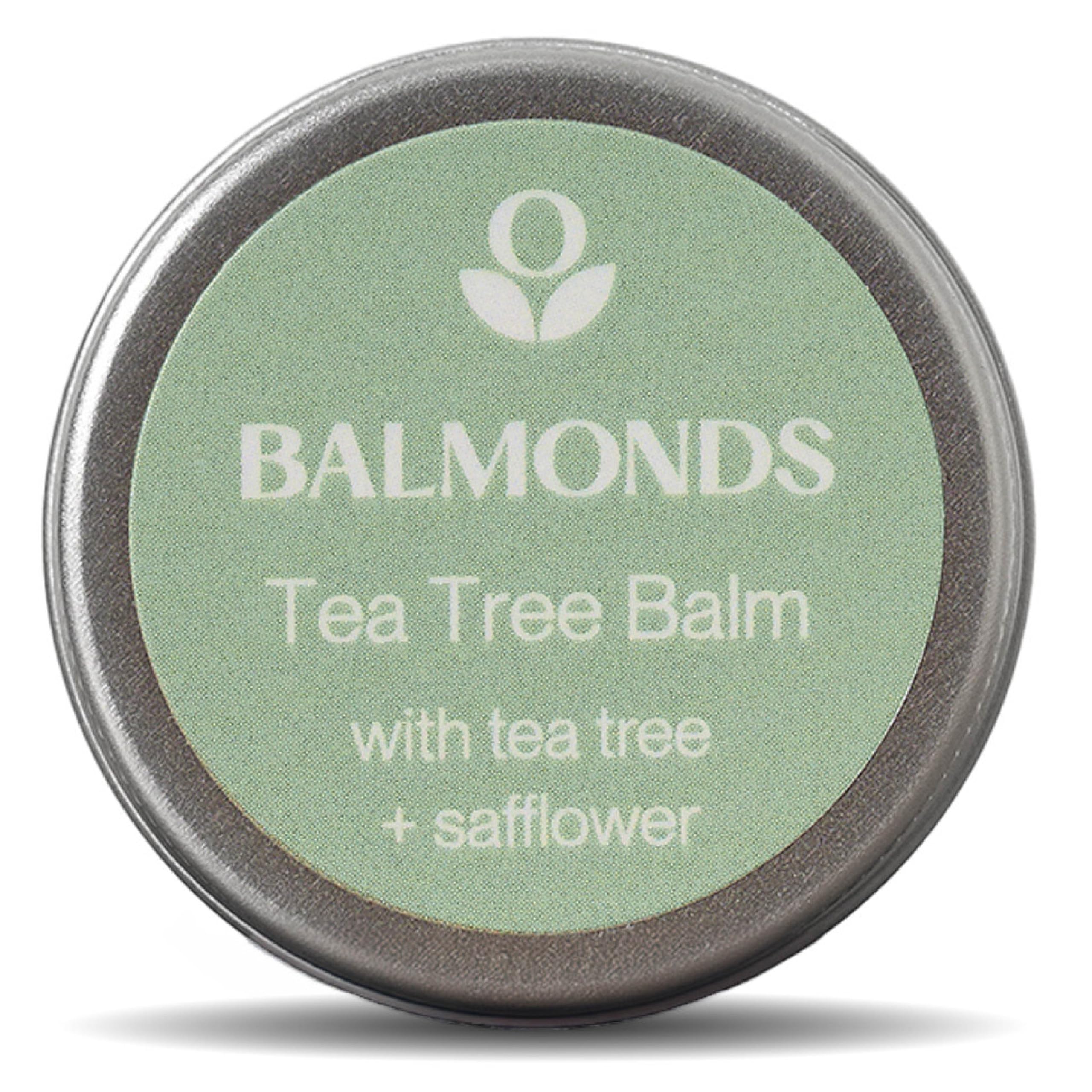 Balmonds Tea Tree Balm 15ml for Natural Healing - Skin Healing for Cold Sores, Fungal Conditions, Acne, and Insect Bites