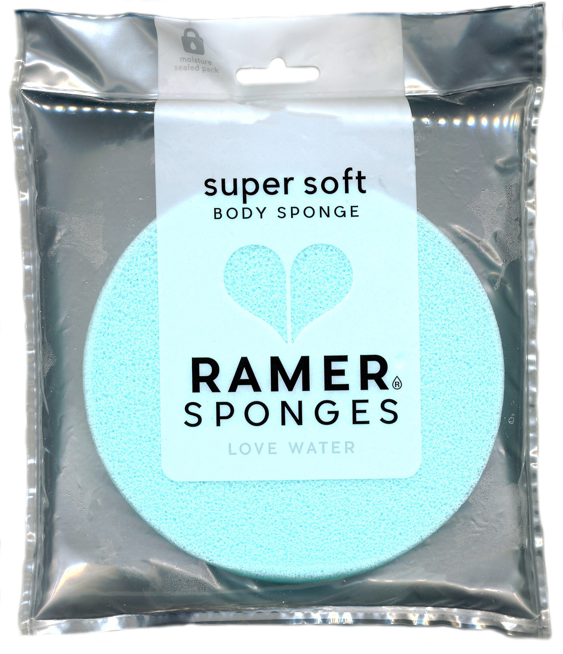 Ramer Super Soft Body Sponge (LARGE) (Mint)