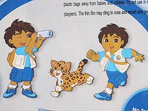 Nick Jr. Go Diego Go Wall Art Foam Appliques