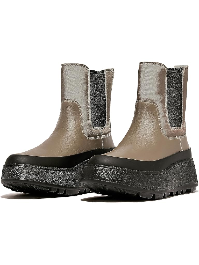 FitFlop F-Mode Water-Resistant Flatform Chelsea Boots