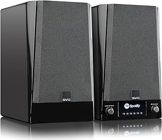 SVS Prime Wireless Pro Powered Speaker System with Chromecast and Airplay 2 - Pair (Piano Gloss Black)