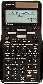 Sharp EL-W516TBSL 16-Digit Advanced Scientific Calculator with WriteView 4 Line Display, Battery and Solar Hybrid Powered ...