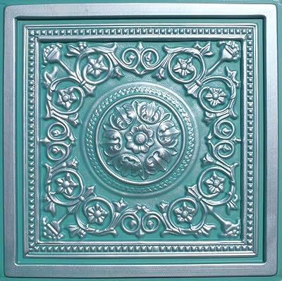 Majesty Antique Silver Patina (24x24 PVC) Ceiling Tile