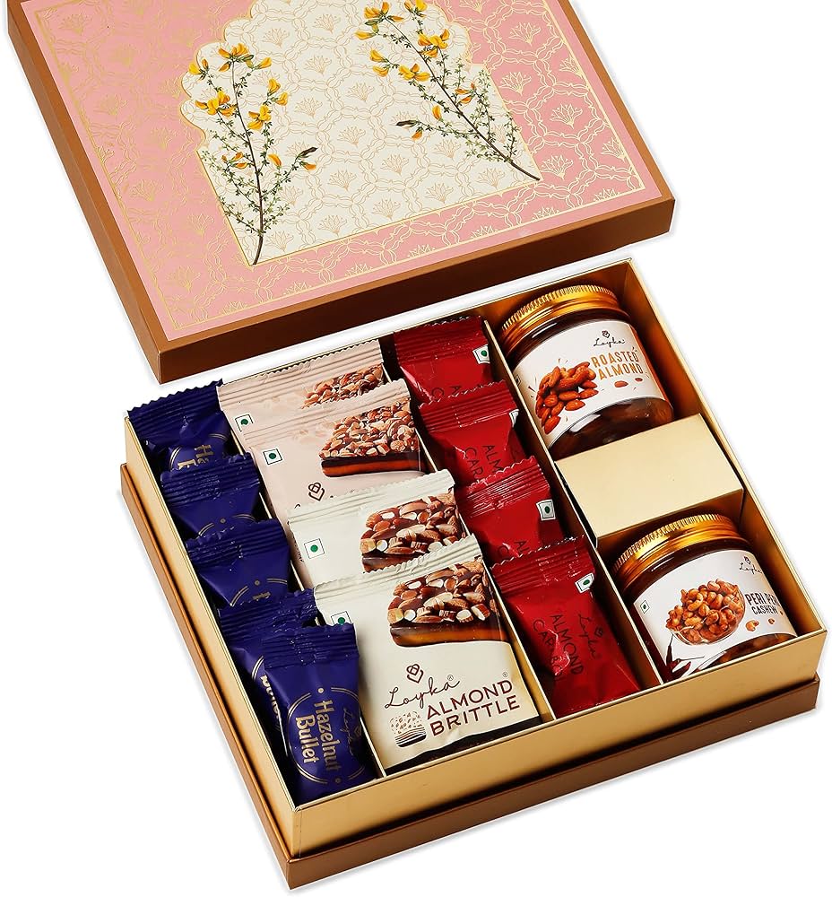 Loyka Peach Gift Box |Father's Day Gift for Dad |Assorted Premium ...