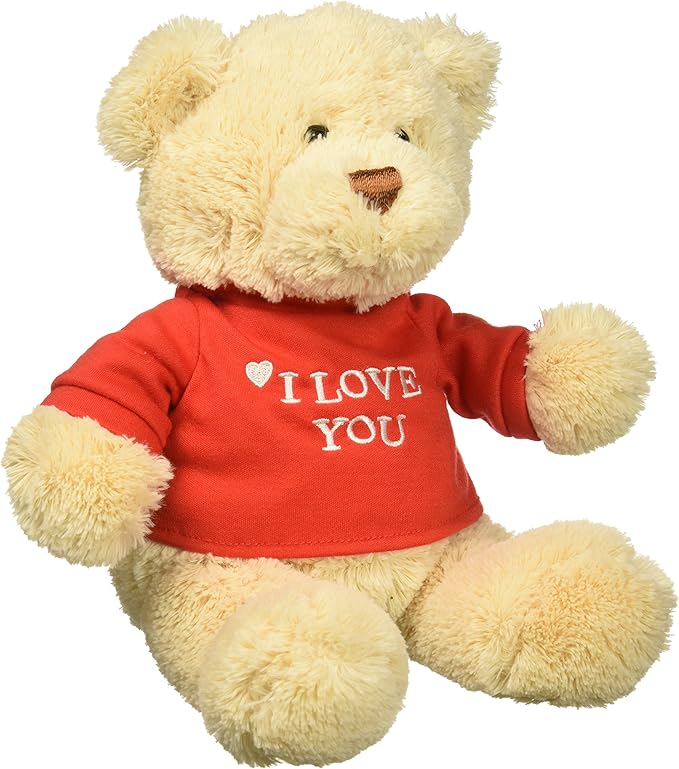 Amazon Com Gund I Love You Bear Single Colors Will Vary Home Kitchen