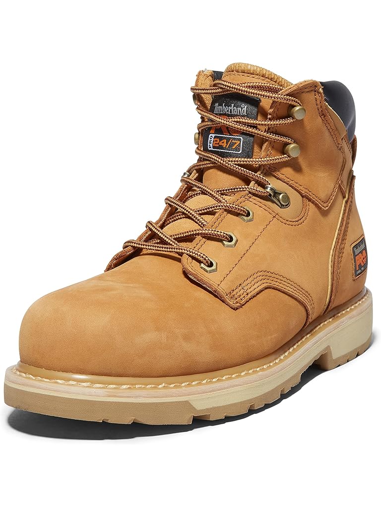 Tan Timberland PRO 6" Pit Boss Steel Toe