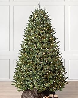 Balsam Hill 6.5ft Pre-Lit Fraser Fir Artificial Christmas Tree with LED Candlelight Clear Lights